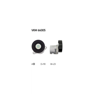 Натягувач ременя з роликом SKF VKM 66005 зображення 1
