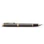 Ручка пір'яна Parker IM 17 Grey Lacquer GT  FP F (21 111) - зменшене зображення 4