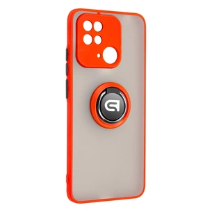 Чохол до мобільного телефона Armorstandart Frosted Matte Ring Xiaomi Redmi 10C Red (ARM68369) зображення 1