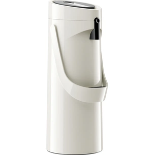 Термос Tefal Ponza Pump, 1.9л, пластик, скло, білий (K3140214) зображення 1