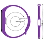 Ремінець до фітнес браслета BeCover Silicone для Xiaomi Mi Smart Band 5/6/7 Dark Purple (707654) - зменшене зображення 2