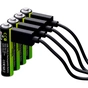 Акумулятор Verico AAA USB Type-C 600mAh 1.5V Li-ion * 4 (LoopEnergy) (1UDBT-A2WEBC-NN) - зменшене зображення 2