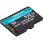 Карта пам'яті Kingston 512GB microSDXC сlass 10 UHS-I U3 V30 A2 Canvas Go Plus G4 (SDCG4/512GBSP) - зменшене зображення 2