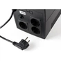 Пристрій безперебійного живлення Vinga LED 1500VA plastic case (VPE-1500P) - зменшене зображення 7