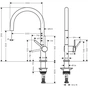 Змішувач Hansgrohe Talis M54 (72804670) - зменшене зображення 2