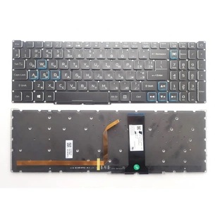 Клавіатура ноутбука Acer Nitro 4 AN515-43/AN515-54/AN517-51/AN715-51 черна з кольор п (A46210) зображення 1