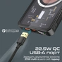 Універсальна мобільна батарея Promate TransPack-5 5000mAh 22.5W Black - уменьшенное изображение 7