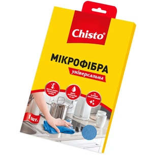 Серветки для прибирання Chisto Мікрофібра Універсальна 1 шт. (4820164151068) зображення 1