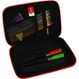 Пенал Cool For School з тисненням 1 відділення Чорний (QT-5669-Black) - зменшене зображення 2