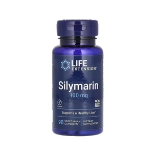 Витаминно-минеральный комплекс Life Extension Расторопша (Силимарин), 100 мг, Silymarin, 90 вегетарианских к (LEX-18849) изображение 1