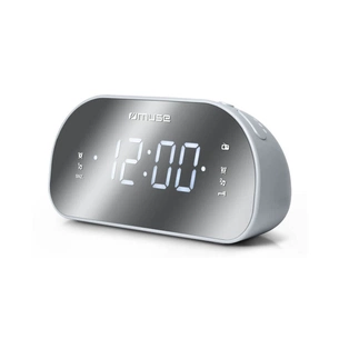 Настільний годинник Muse радіо-годинник дзеркальний (M-170 CMR) зображення 1