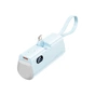 Батарея універсальна Vention 4800mAh 22,5W PD, USB-C In/Out, LED display, with built-in USB-C cable Blue (FHRL0) - зменшене зображення 1