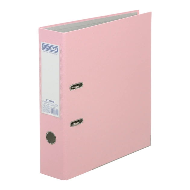 Папка - реєстратор Buromax Pastel A4 70 мм Рожева (BM.3017-10c) - зображення 1