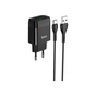 Зарядний пристрій HOCO C72Q Glorious USB QC3.0 + cable USB to USB-C 18W Black (6931474732545) - зменшене зображення 2