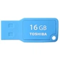 USB флеш накопичувач Toshiba 16GB Mikawa Cyan USB 2.0 (THN-U201C0160M4) - зменшене зображення 1