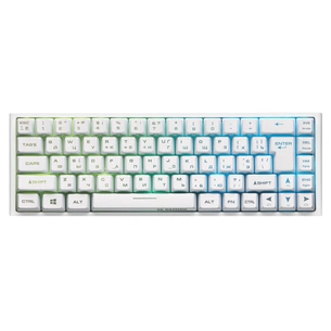 Клавіатура 2E GAMING KG350 RGB 68key USB White (2E-KG350UWT) зображення 1