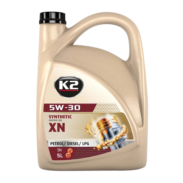 Моторное масло K2 Synthetic OIL SN XN 5W-30 5 л (O1505E) - изображение 1