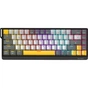 Клавіатура Ajazz x NacodeX NK68 V2 Red Switch LED USB UA Black/Grey/Yellow (NK68-V2-R-BGY) - зменшене зображення 1