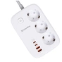 Мережевий фільтр живлення ColorWay CW-CHE34PDW 3 розетки/4USB (CW-CHE34PDW) - зменшене зображення 3