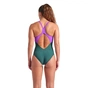 Купальник Arena Bright Glare Swimsuit V Back 008930-690 зелений 44 (3468337533696) - зменшене зображення 2