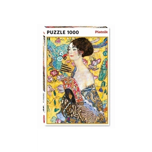 Пазл Piatnik Дама з віялом Клімт, 1000 елементів (PT-552748) зображення 1