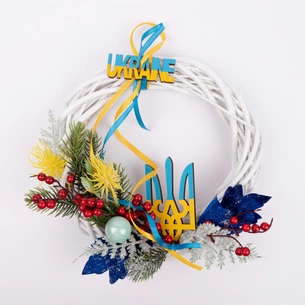 Різдвяний вінок YES! Fun Червона калина D25 см (904936) picture 1