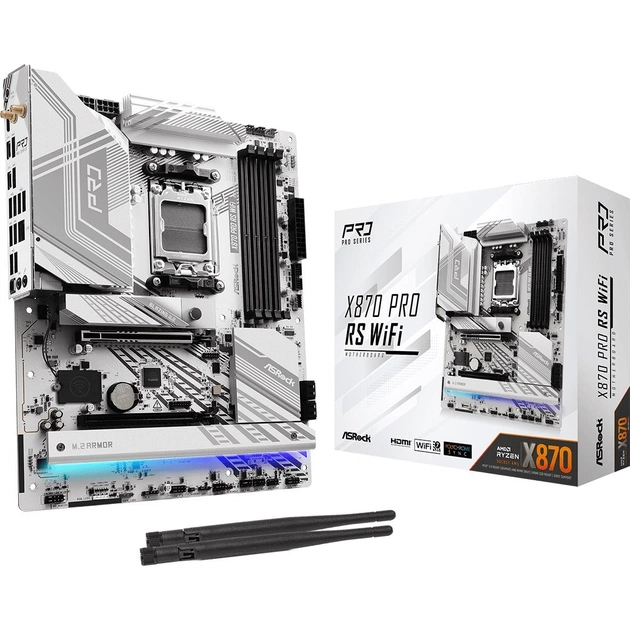 Материнская плата ASRock X870 Pro RS WiFi Socket AM5 - изображение 1