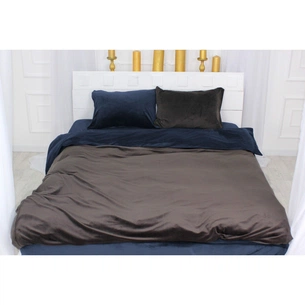 Постільна білизна MirSon Велюр Winter Frost 28-0005 + 28-0006 Tagetes Velvet 220х240 (2200004007823) зображення 1