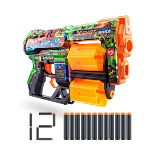 Іграшкова зброя Zuru X-Shot Швидкострільний бластер Skins Dread К.О. (12 патронів) (36517B) зображення 1