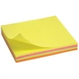 Папір для нотаток Axent with adhesive layer 75x75мм, 100sheets.,neon colors mix (2325-02-А) - зменшене зображення 1