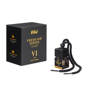 Ароматизатор для автомобіля Vitol Fresh Air Series Soft Cotton VI 8мл (V23036) зображення 1