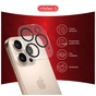 Скло захисне Intaleo Camera Lens Apple iPhone 16 Pro/16 Pro Max Black (1283126596711) - зменшене зображення 3