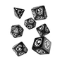 Набір кубиків для настільних ігор Q-Workshop Dragons Black white Dice Set (7 шт) (SDRA05) - preview 1