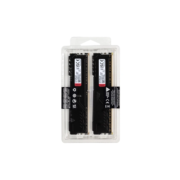 Модуль пам'яті для комп'ютера DDR4 16GB (2x8GB) 3200 MHz Black Kingston Fury (ex.HyperX) (KF432C16BBK2/16WP) - picture 7