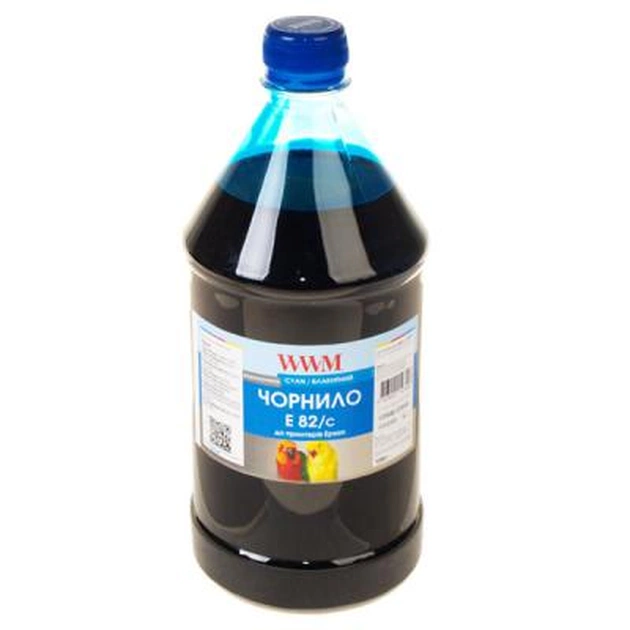 Чорнило WWM EPSON StPhoto R270/290/T50/P50/PX660 1000g Cyan (E82/C-4) - зображення 1