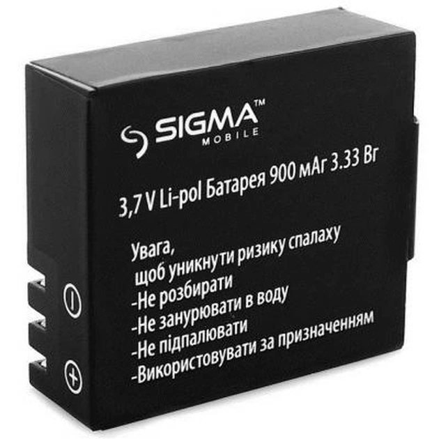 Акумулятор до фото/відео Sigma mobile X-Sport С10 (4827798324257) - изображение 1