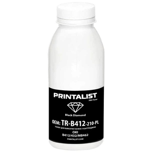 Тонер OKI B412/432/MB462, 210г Black Printalist (TR-B412-210-PL) зображення 1