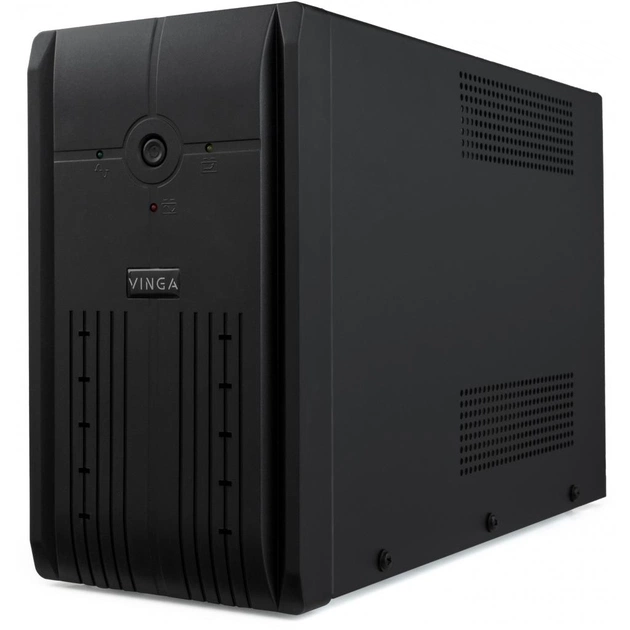 Пристрій безперебійного живлення Vinga LED 850VA metal case with USB (VPE-850PRMU) - зображення 1