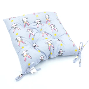 Подушка на стілець MirSon Бязь Принт 17-0527 Bunnies 50х50 см (2200006276838) зображення 1