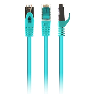 Патч-корд 1м S/FTP Cat 6A CU LSZH green Cablexpert (PP6A-LSZHCU-G-1M) зображення 1
