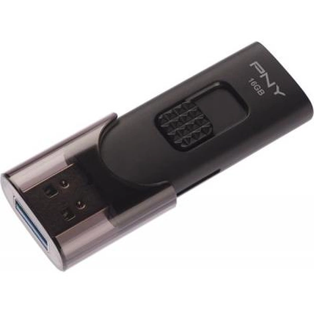USB флеш накопичувач PNY flash 16GB Duo-Link For Android Black USB 3.0/microUSB (FD16GOTGX30K-EF) - изображение 1