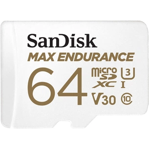 Карта пам'яті SanDisk 64GB microSDXC class 10 UHS-I U3 Max Endurance (SDSQQVR-064G-GN6IA) зображення 1