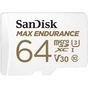 Карта пам'яті SanDisk 64GB microSDXC class 10 UHS-I U3 Max Endurance (SDSQQVR-064G-GN6IA) - зменшене зображення 1