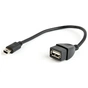 Перехідник OTG USB 2.0 AF to Mini 5P 0.15m Cablexpert (A-OTG-AFBM-002) - зменшене зображення 1