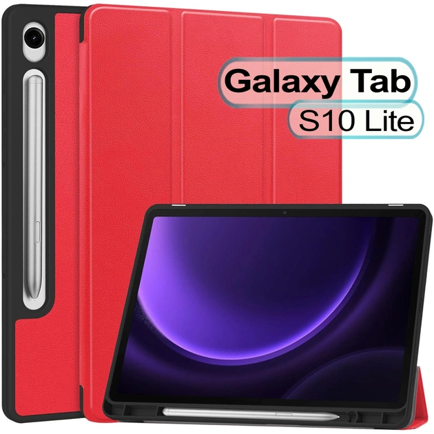 Чохол до планшета BeCover Flexible TPU Mate Samsung Galaxy Tab S10 Lite SM-X400/406 10.9" Red (713830) - зображення 1