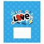 Зошит Школярик Love 24 аркуша клітинка (024-3364K) - уменьшенное изображение 1