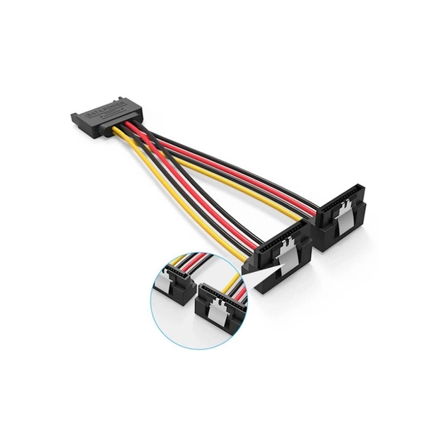 Кабель живлення Serial ATA Male to 2xSATA Female Vention (KDBBB) - picture 3