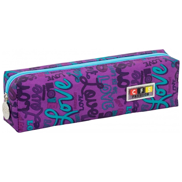 Пенал Cool For School м'який, прямокутний 1 відділення Фіолетовий (CF86687-02) - зображення 1