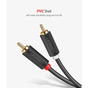 Кабель мультимедійний 2xRCA M to 2xRCA M 1.0m AV104 black Ugreen (30747) - preview 10