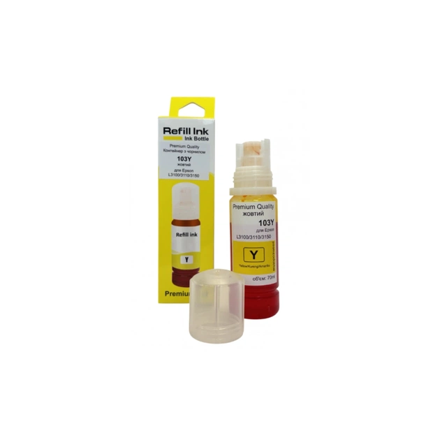 Чернила Premium Quality Epson 103Y 70мл Yellow (70264885) - изображение 1